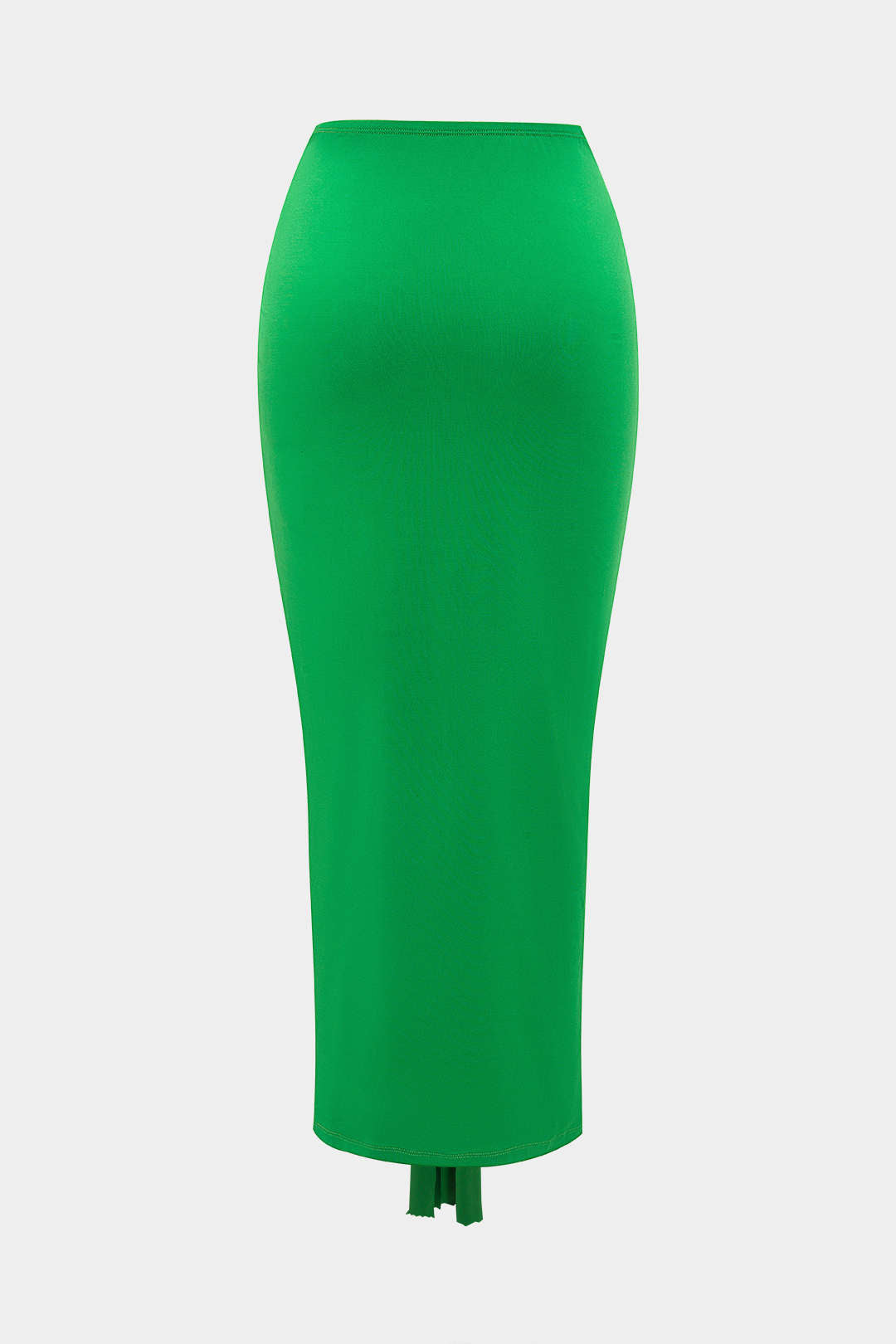 Metallic Decor Braided Ruched Skirt