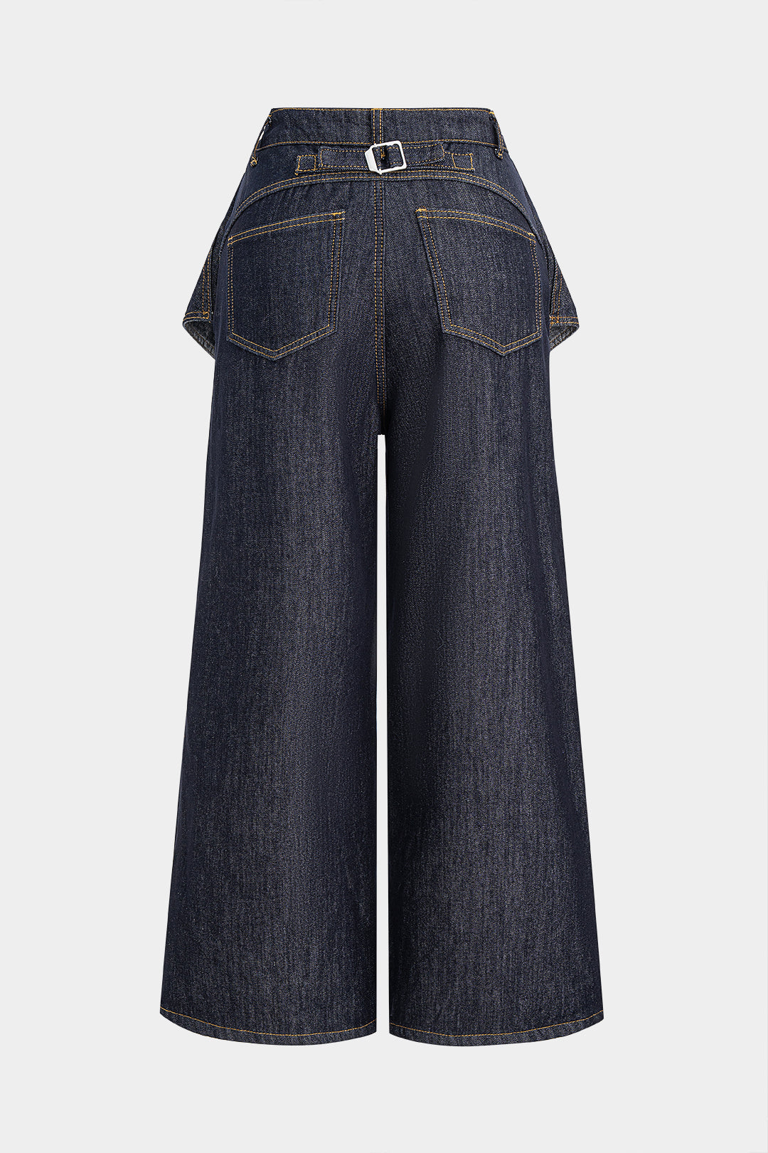 Denim High Waist Wide Leg Jeans