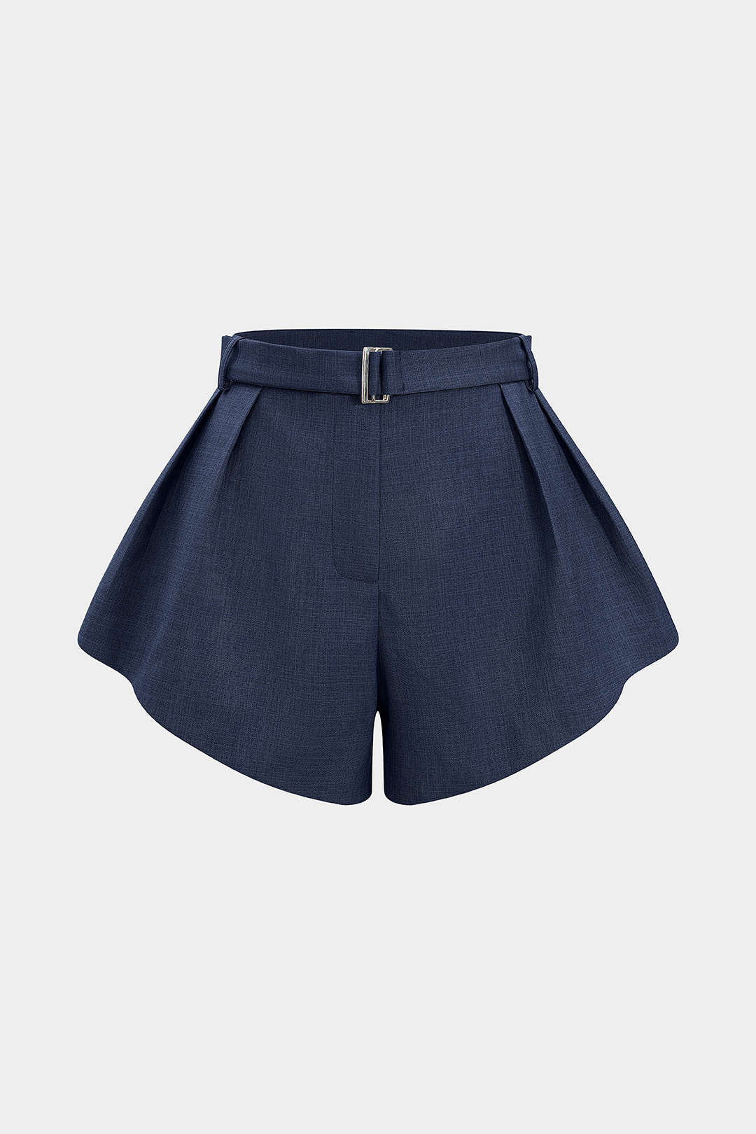 Solid Wide Leg Shorts