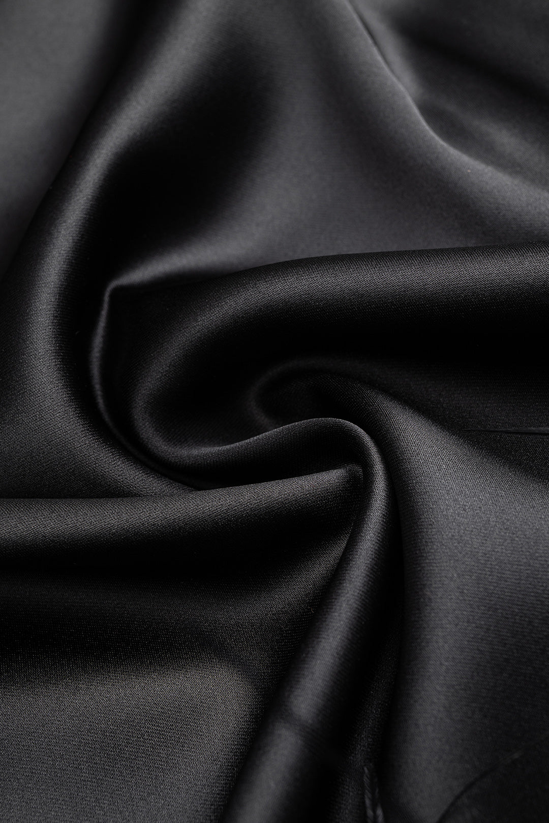 Satin Patchwork Feather Trim Long Sleeve Midi Dress