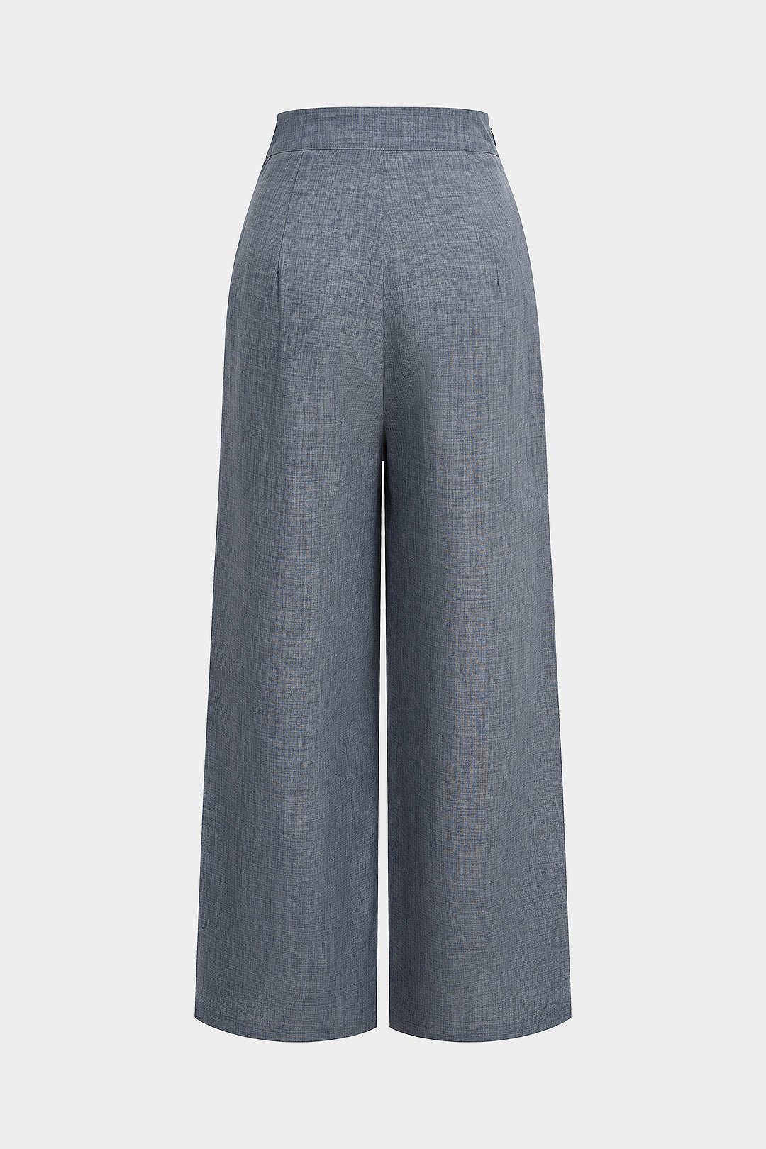 Metallic Decor High Waist Straight Leg Pants