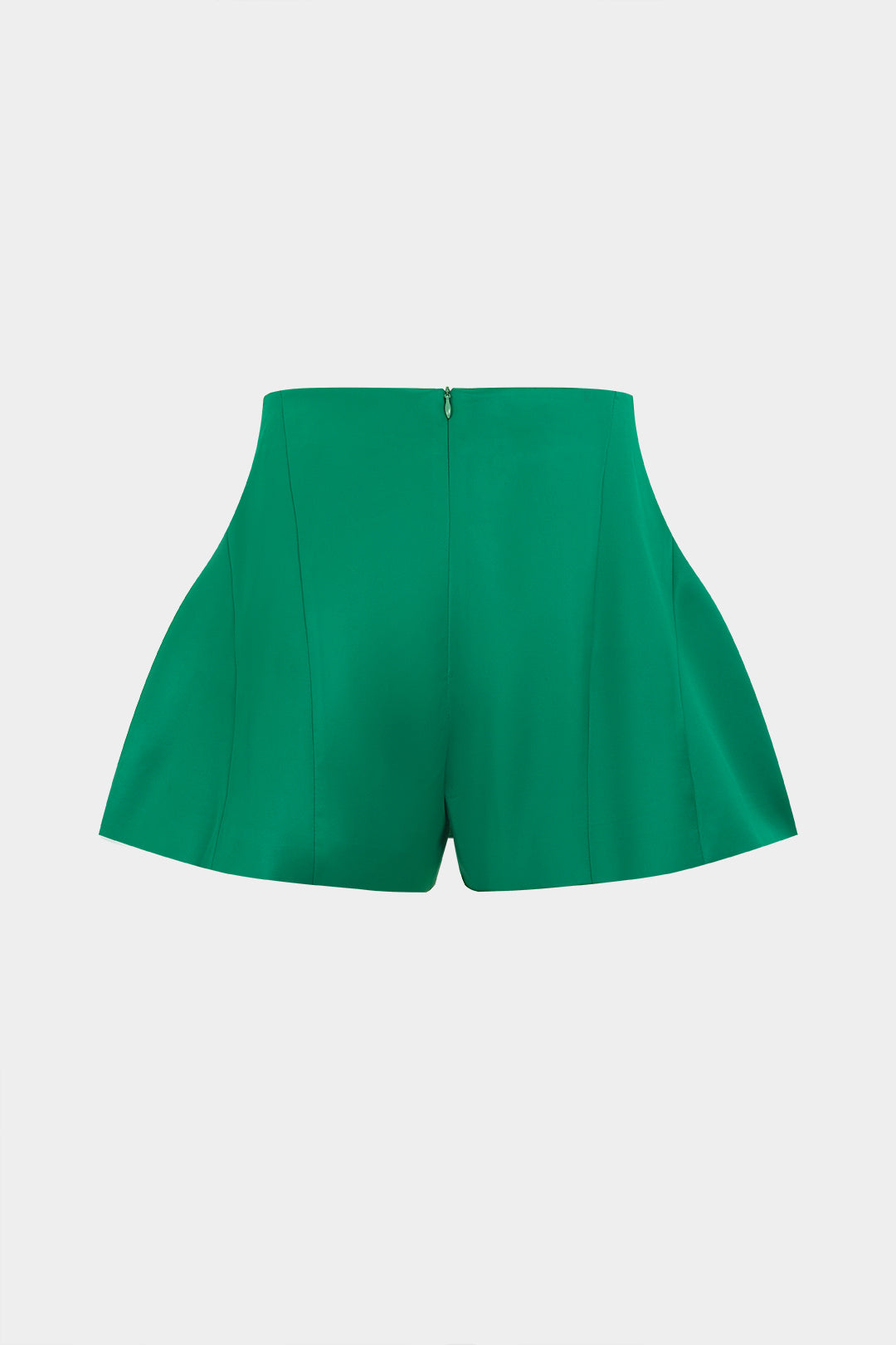 Satin Metallic Button Shorts