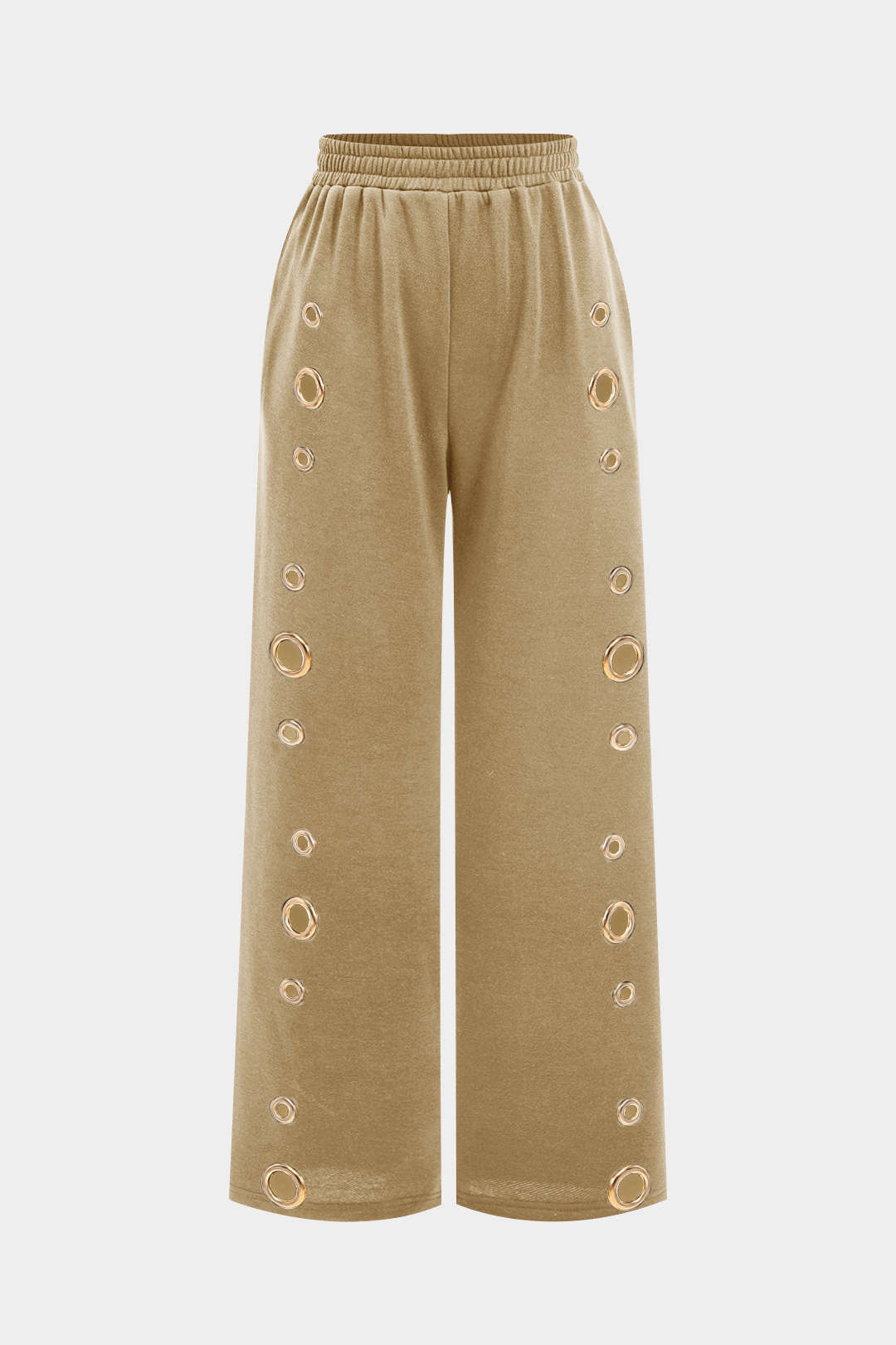 Metallic Eyelet Trousers