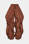 Tie-Up Ruffle Detail Pants