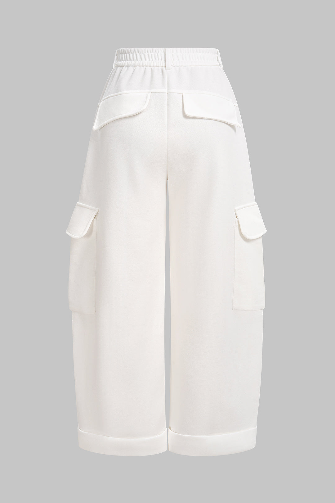 Pocket High Waist Wide Leg Pants