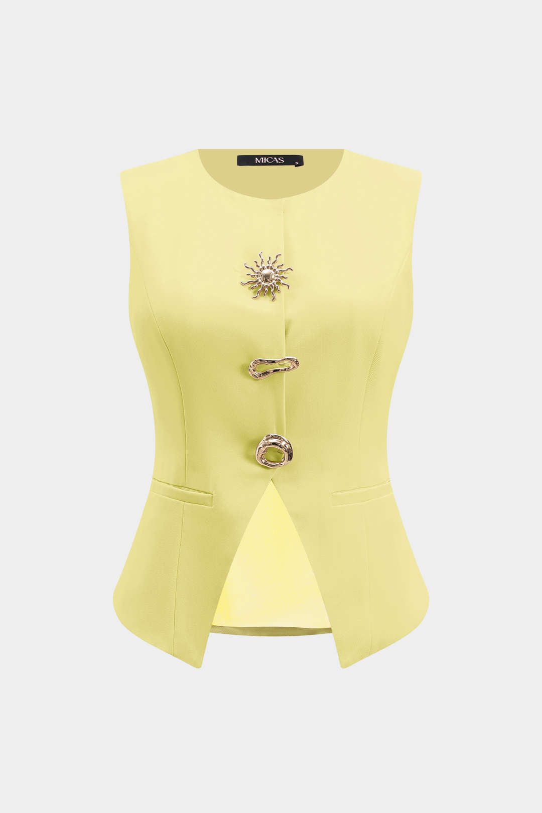 Fake Pocket Tank Top