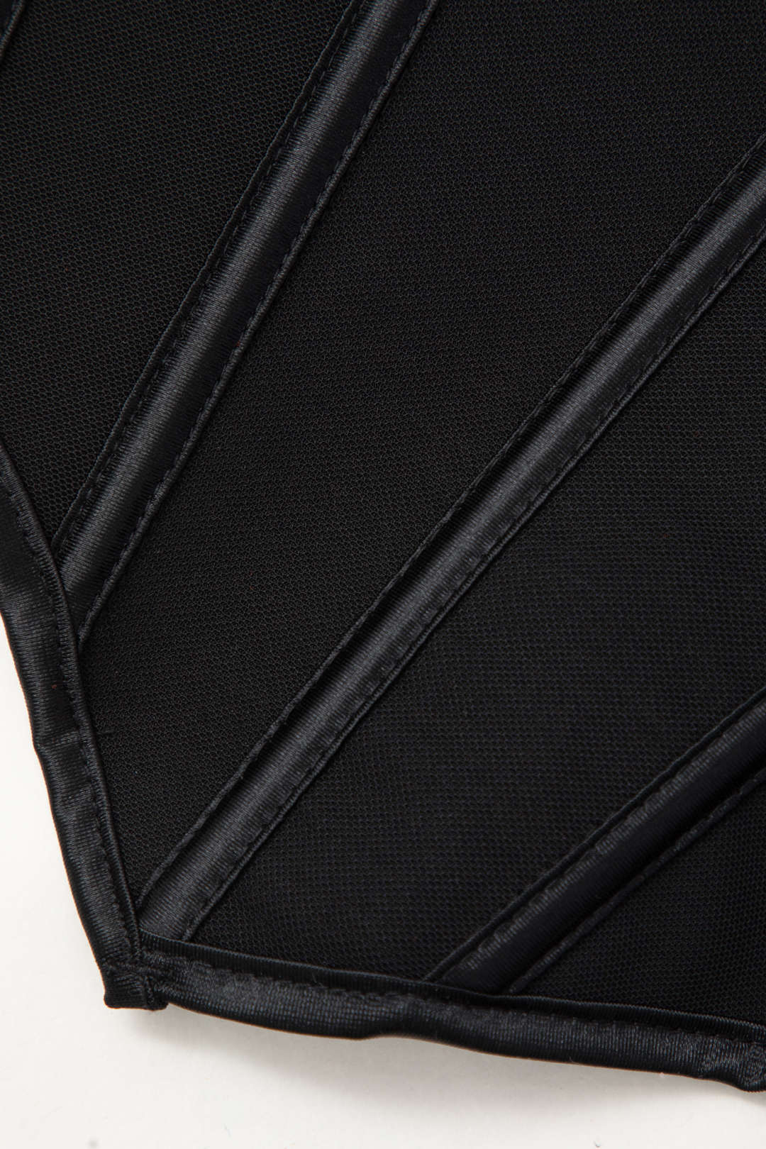 V-Hem Tie Back Corset Top