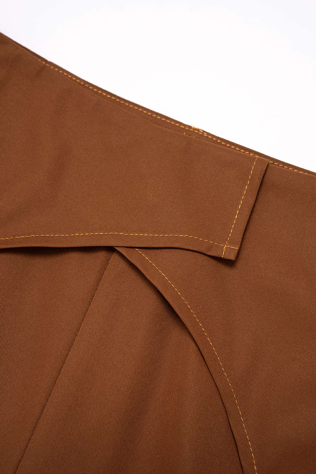 Solid Layered Straight Leg Pants
