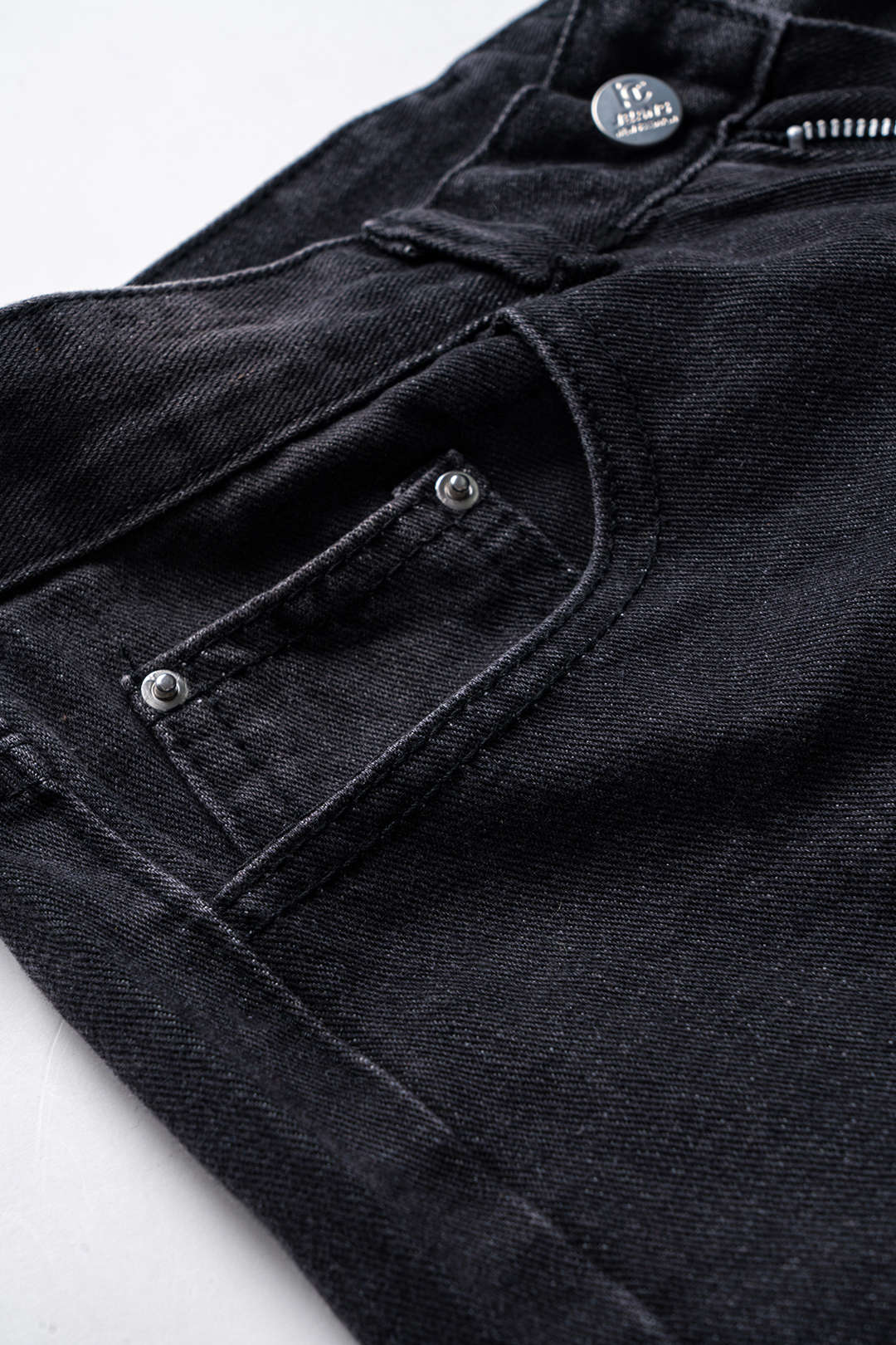 Denim Ripped Wide Leg Jeans
