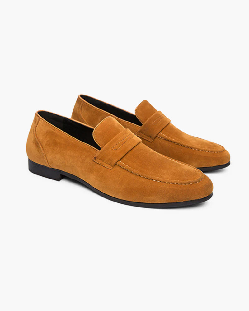 Emberline Suede Penny Loafers