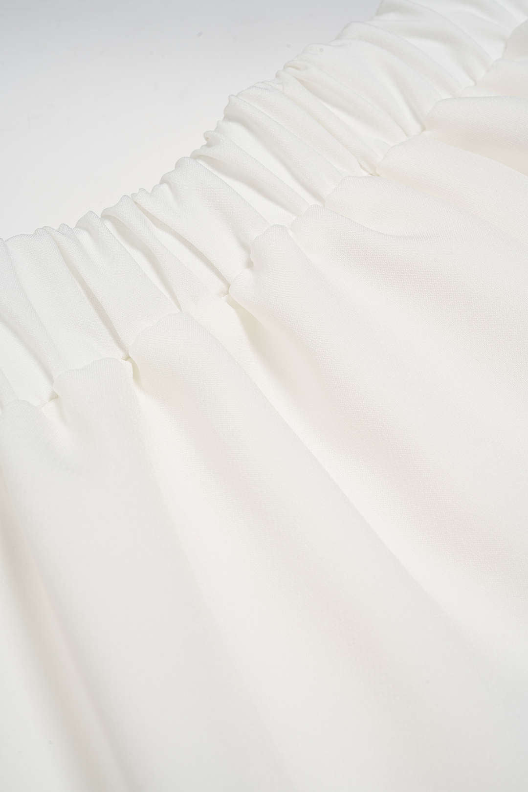 V-Neck Button Tie-Up Top And A-Line Skirt Set
