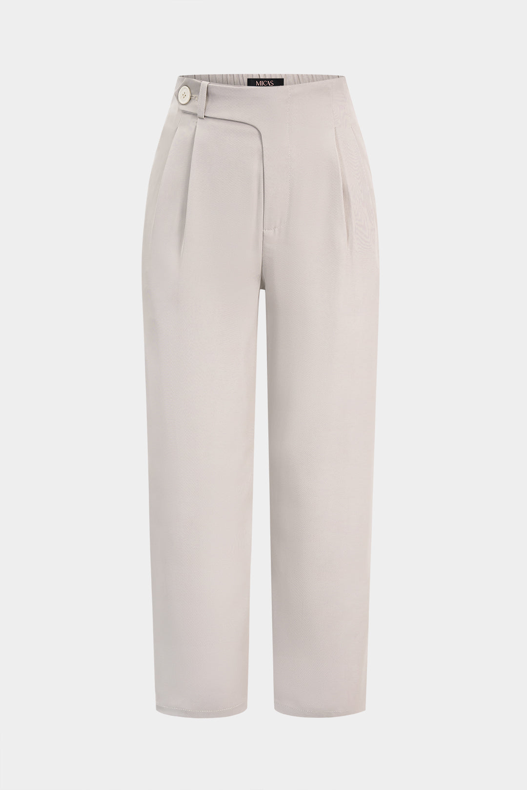 High Waist Straight Leg  Pants