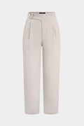 High Waist Straight Leg  Pants