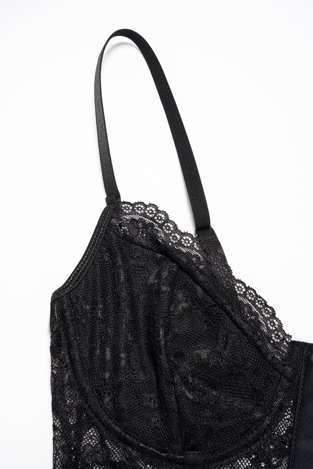 Lace Sheer Corset Sleeveless Midi Dress