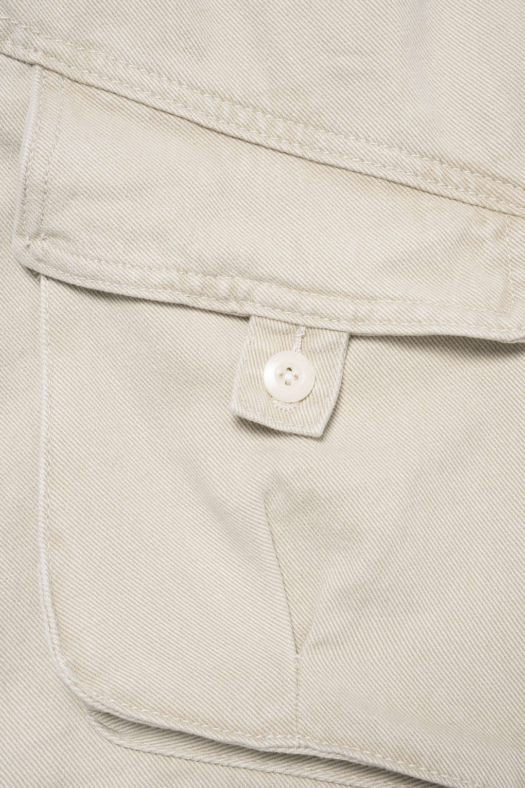 Denim Belted Pocket Shorts