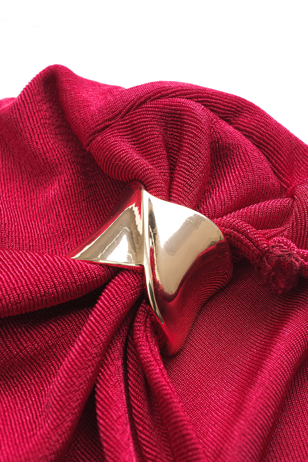 Metallic Ruched One Shoulder Sleeveless Mini Dress