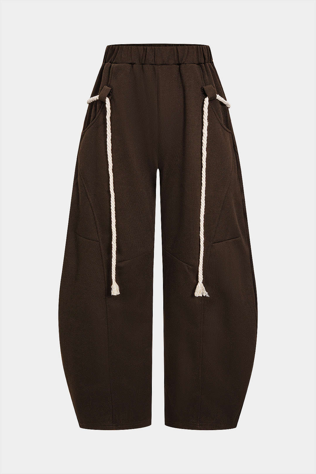 Drawstring Wide Leg Trousers