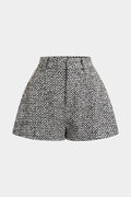 Zipper Wide Leg Shorts
