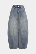 Denim High Waist Wide Leg Jeans