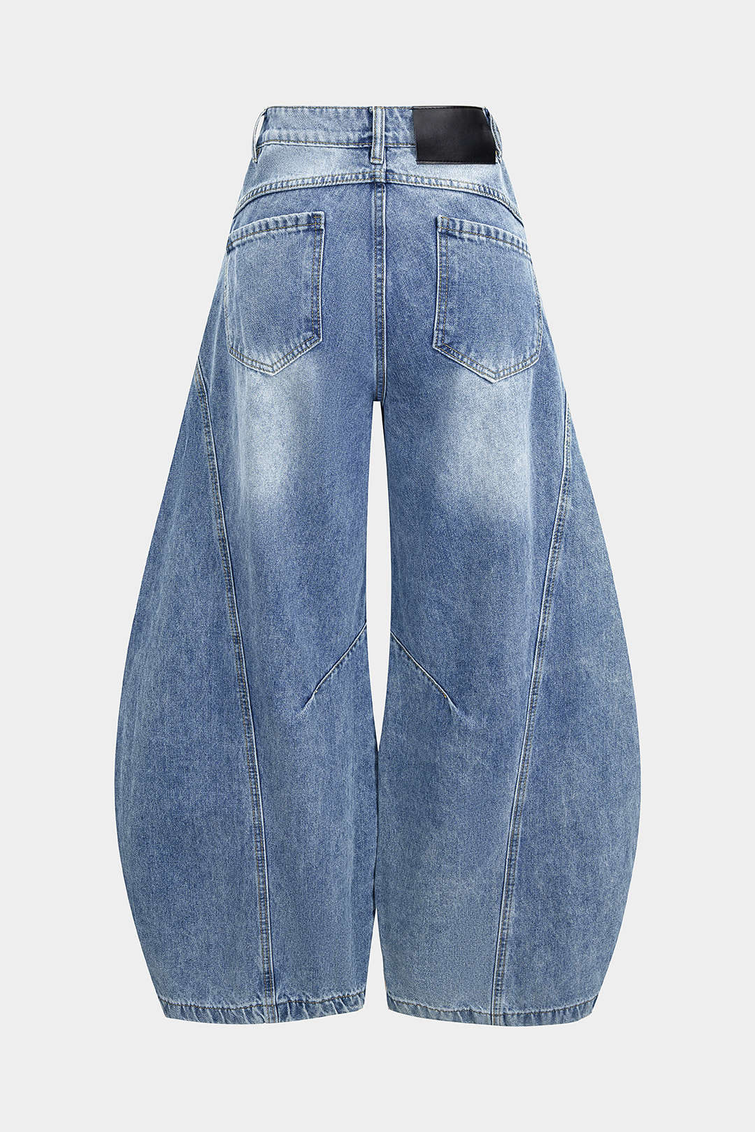 Denim Ripped Wide Leg Jeans
