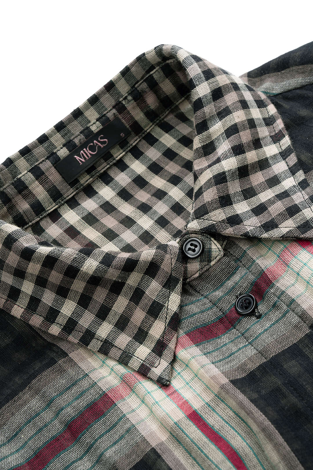 Plaid Print Long Sleeve Bodysuit