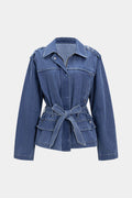 Denim Belted Outerwear