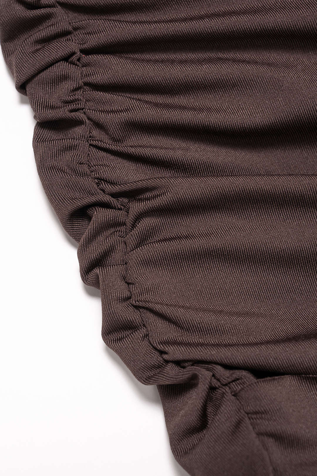 Halter Tie Back Sleeveless Top And Asymmetrical Ruched Skirt Set