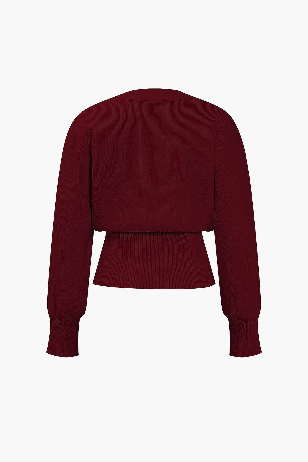 V-Neck Sweater Cardigan
