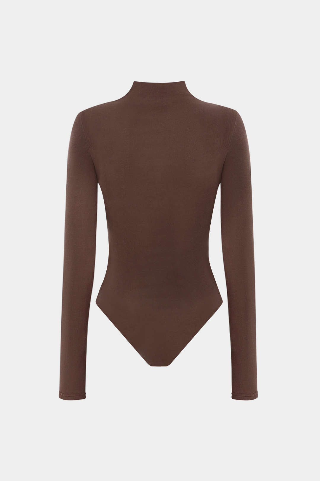 Ruched Crossed Asymmetrical Long Sleeve Bodysuit