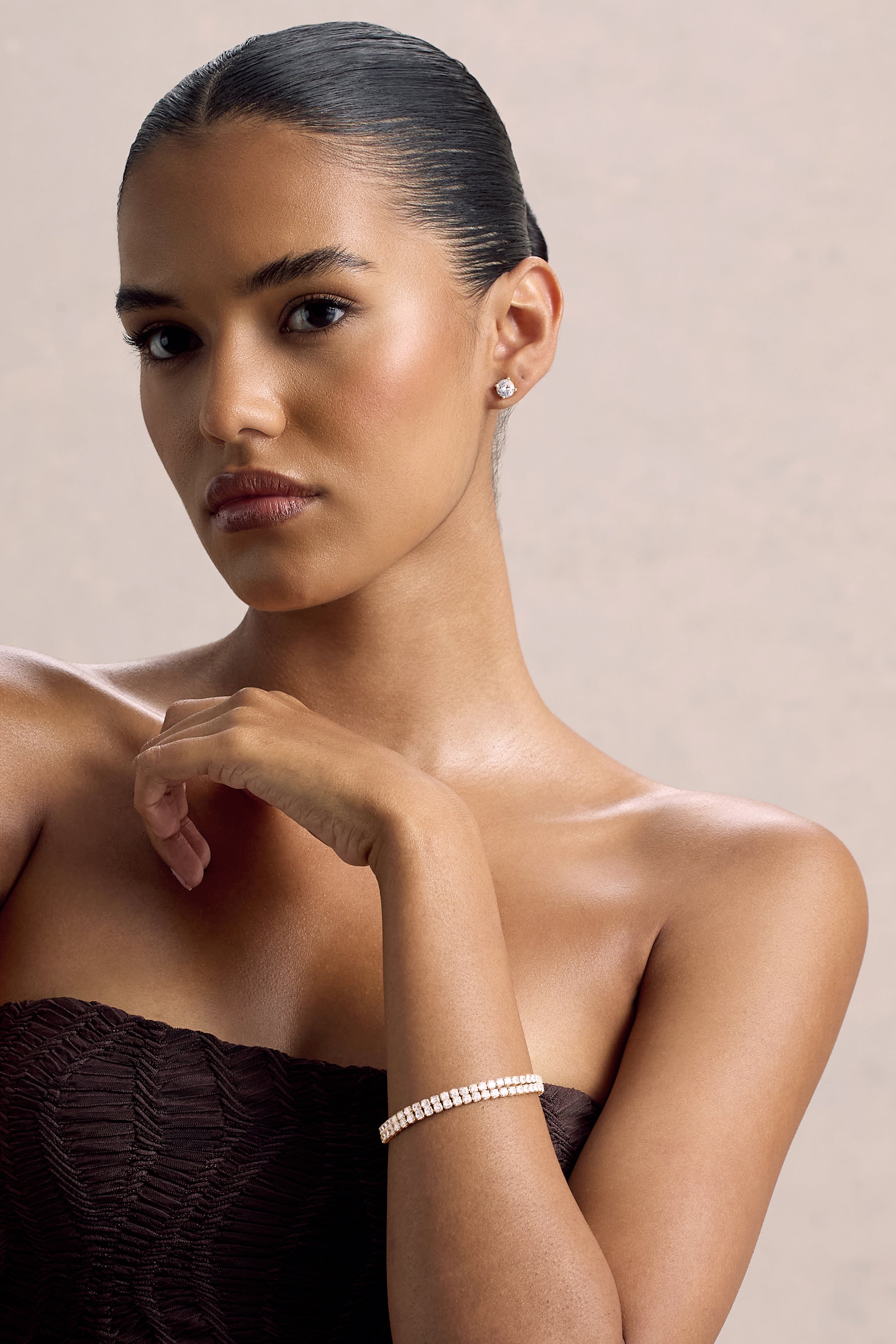 Vallen | Gold Diamante Bracelet