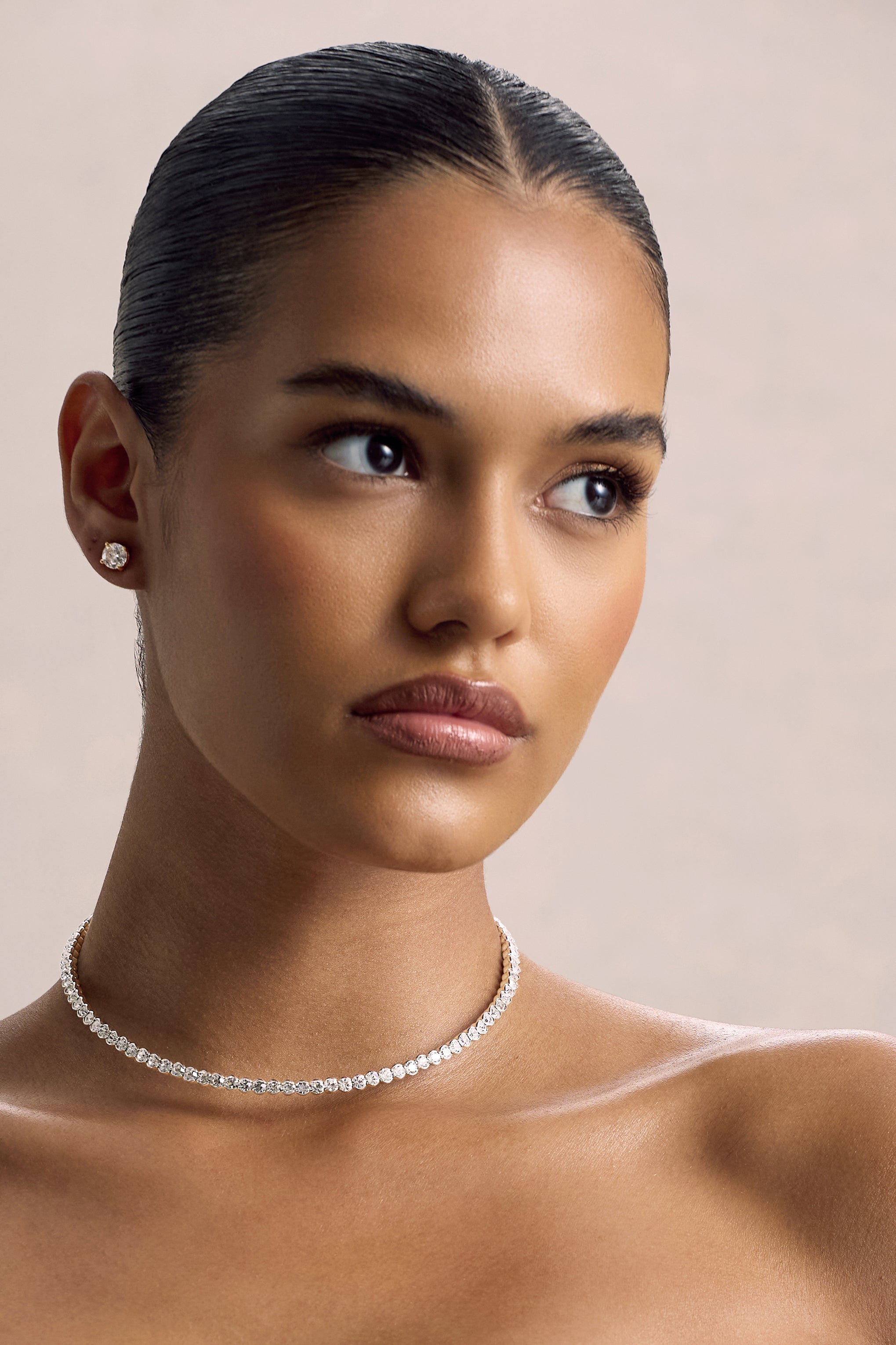 Luminara | Silver Diamante Necklace