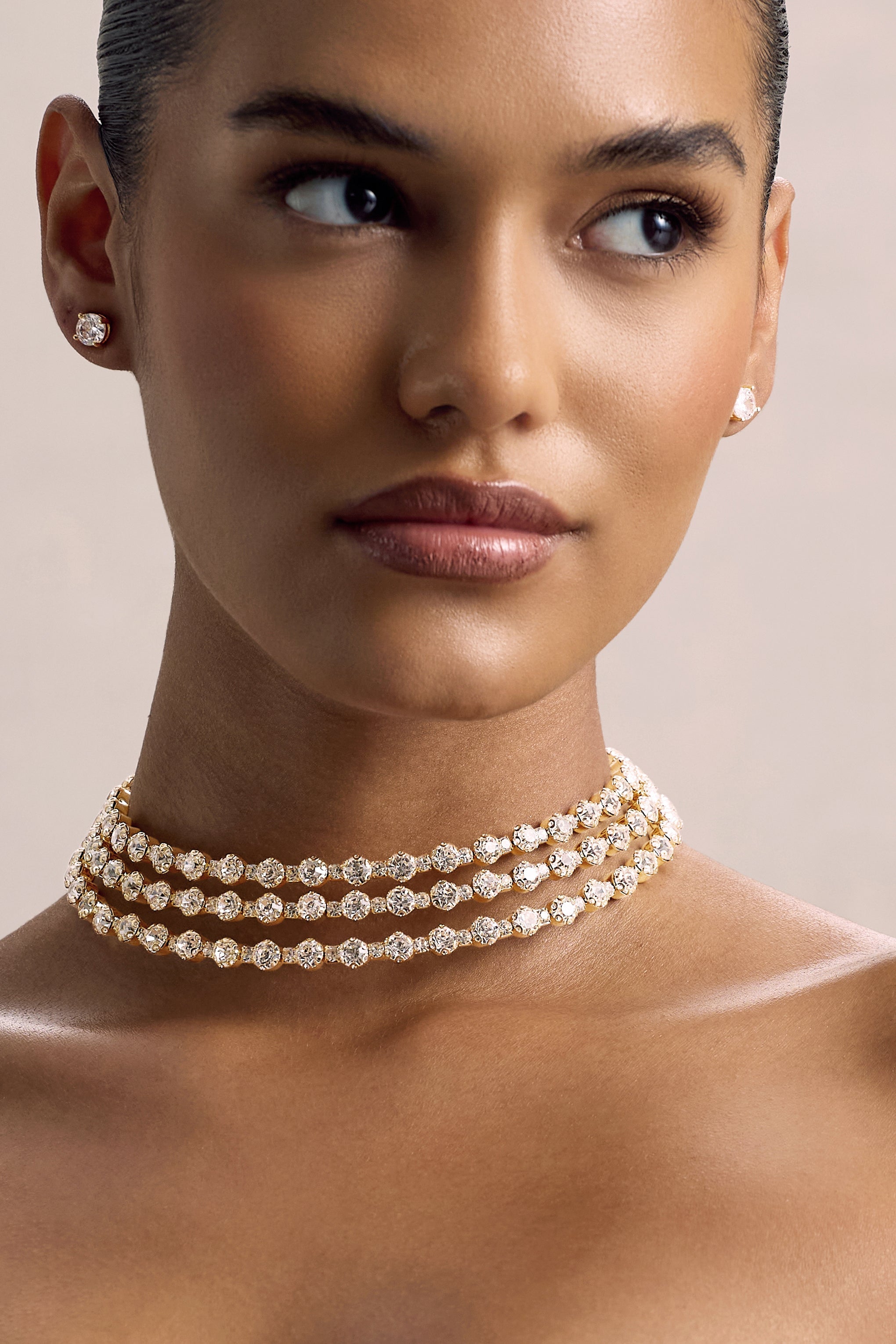 Vivid | Gold Diamante Necklace