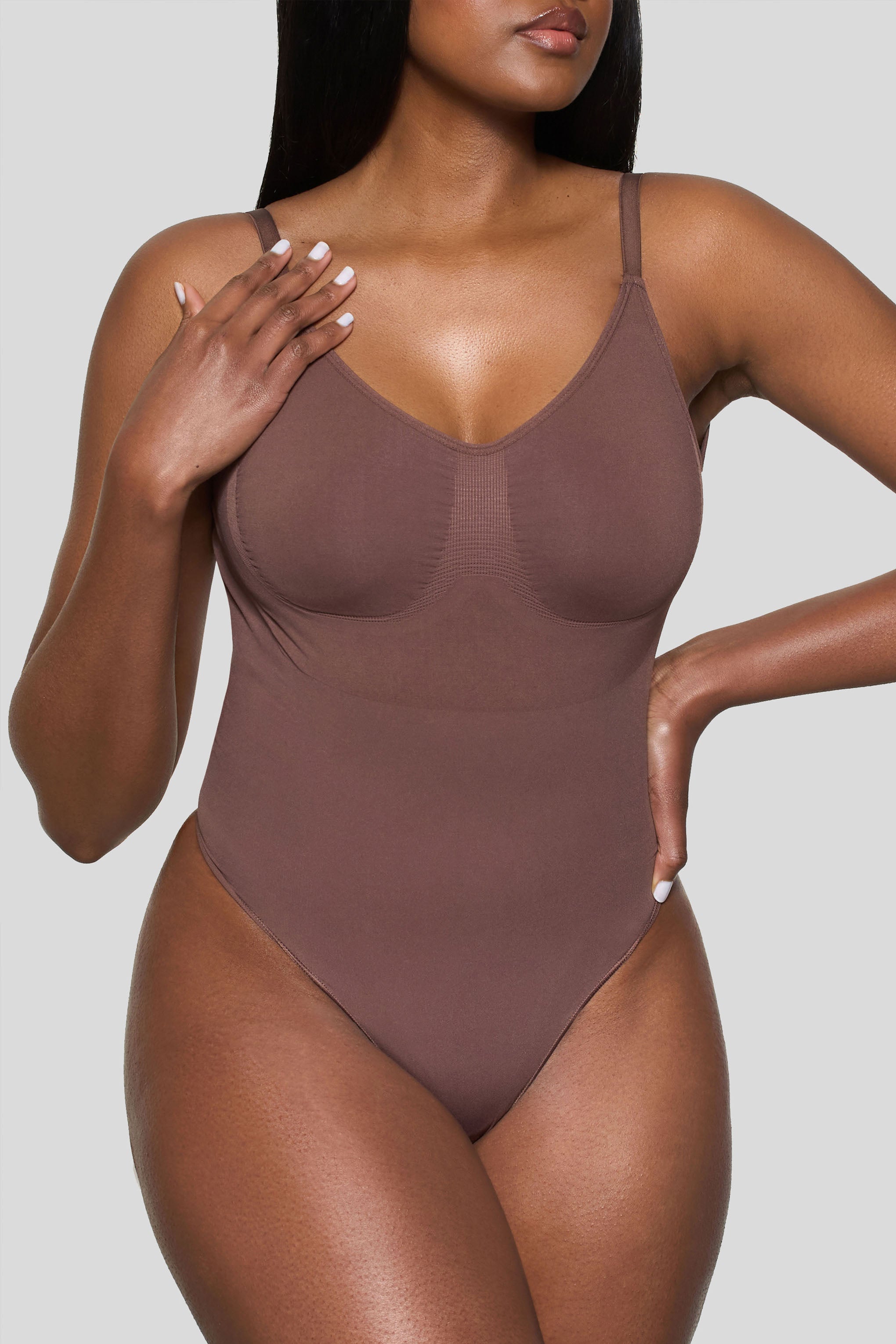 BOOMBA | Cocoa Bodysuit Thong Shapewear
