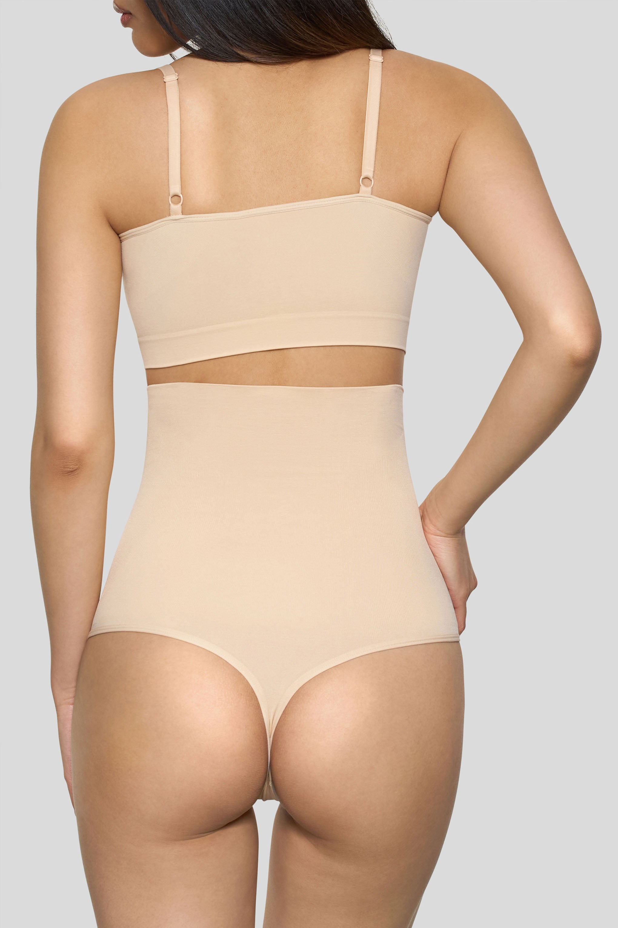 BOOMBA | Sand High-Waisted Thong Shapewear