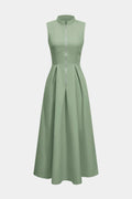 Solid Slipper Maxi Dress