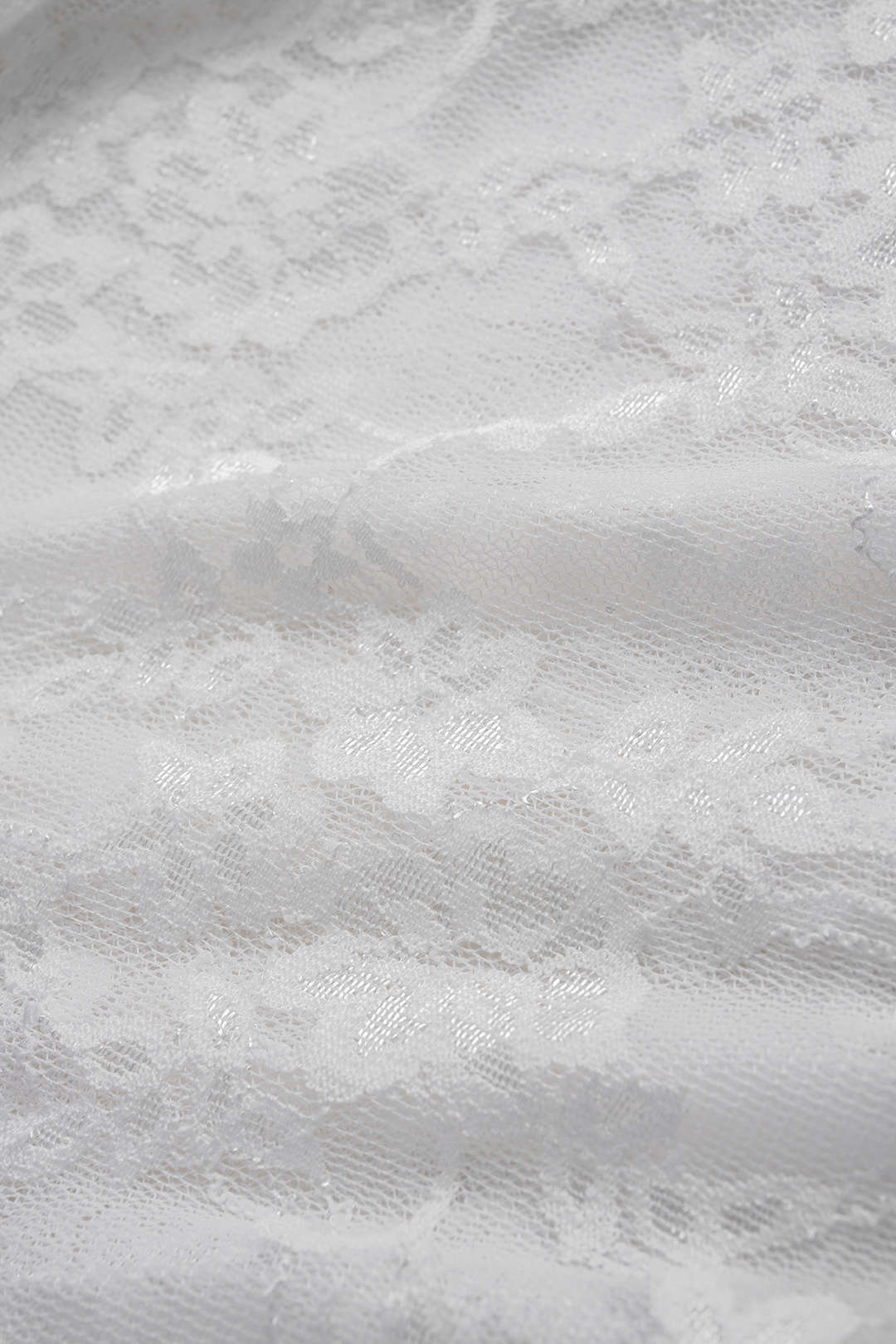 Lace Patchwork Round Neck Long Sleeve Bodysuit