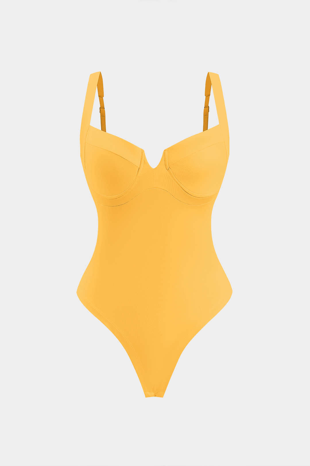 Solid Bustier Sleeveless Bodysuit