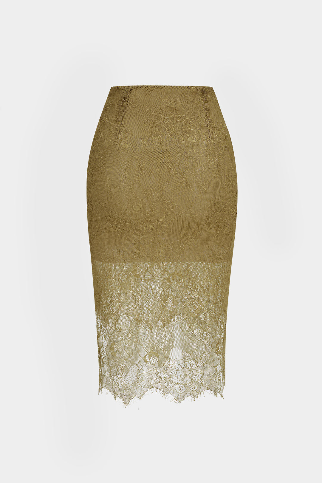 Lace High Waist Skirt