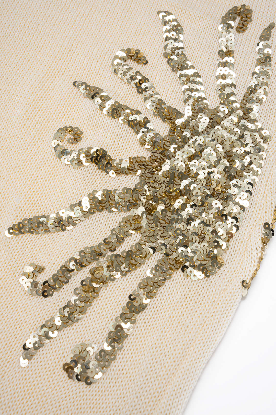 Knit Sequin Crossed Backless Sleeveless Dress