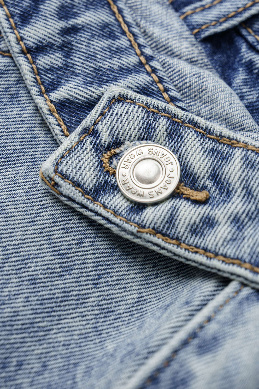 Denim Frayed Pocket Shorts