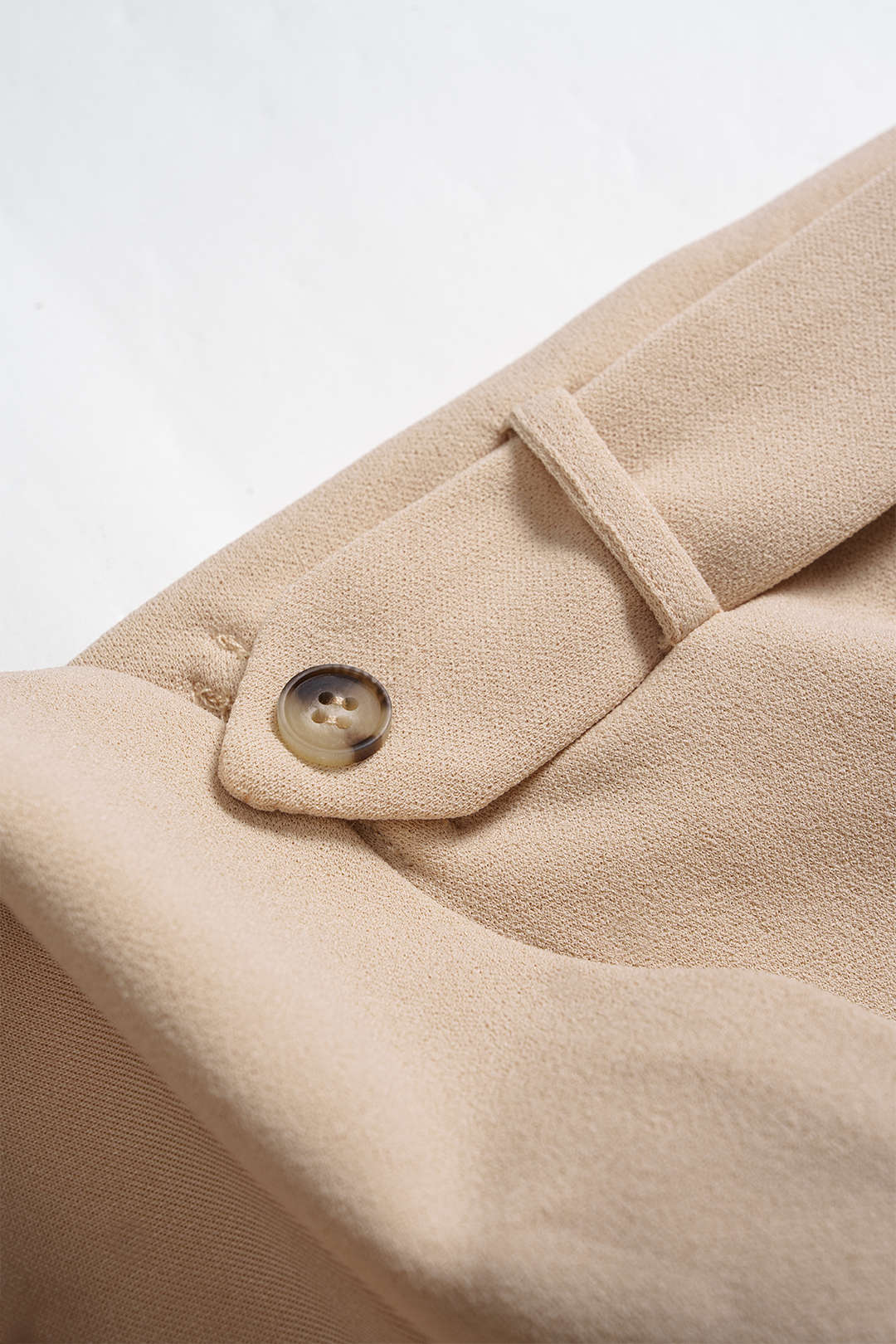 Linen Tie Front Asymmetrical Vest