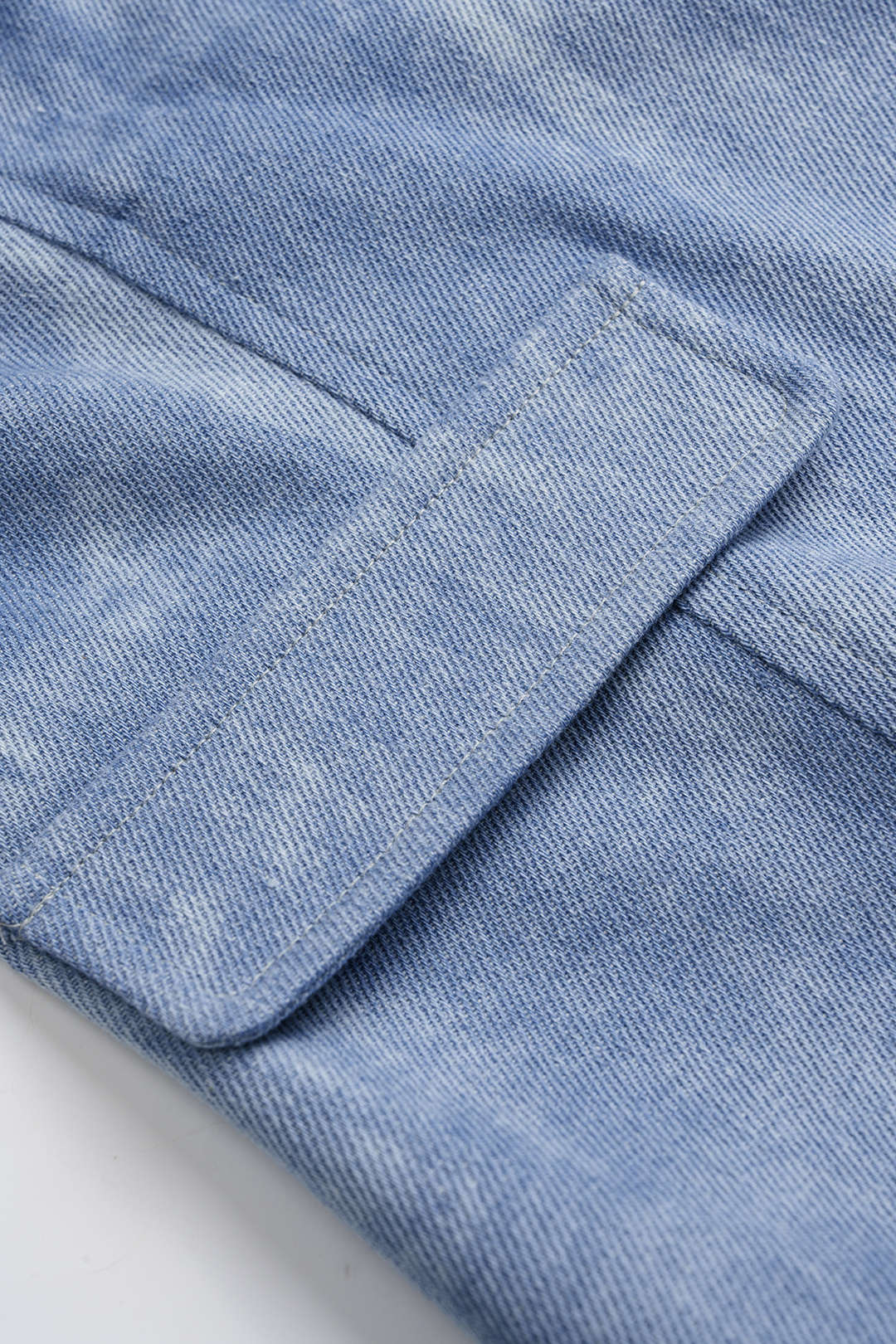 Denim V-Neck Asymmetrical Cami Top