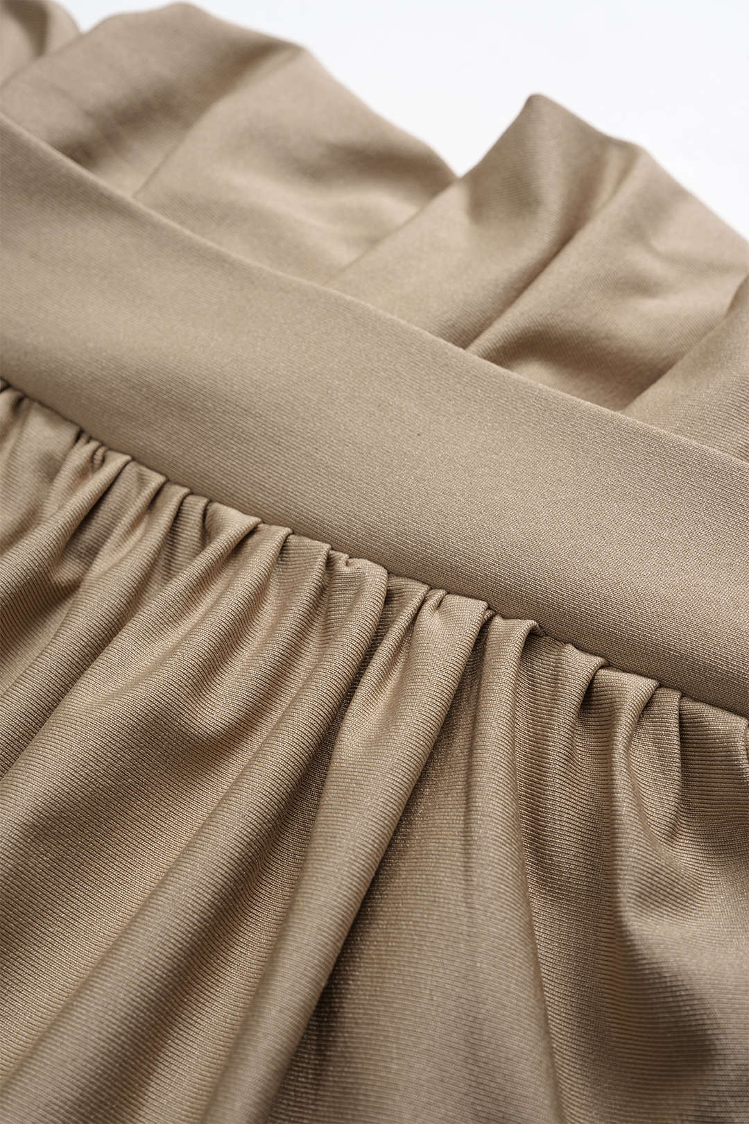 Ruched Asymmetrical Skirt
