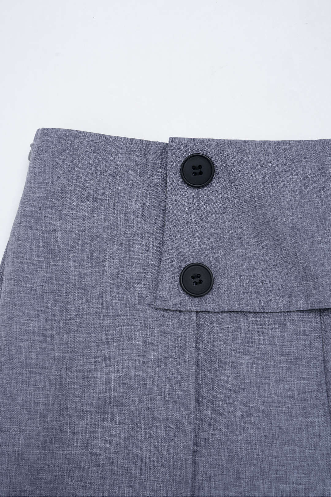 Solid Straight Leg Pants