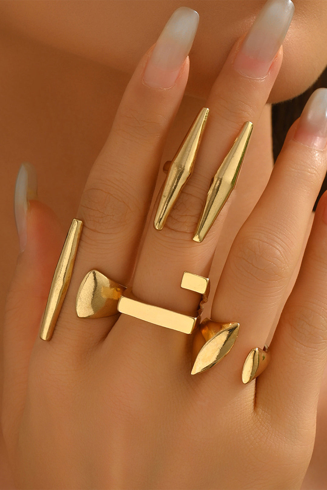 Metallic Geometric Open Rings