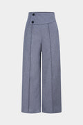 Solid Straight Leg Pants