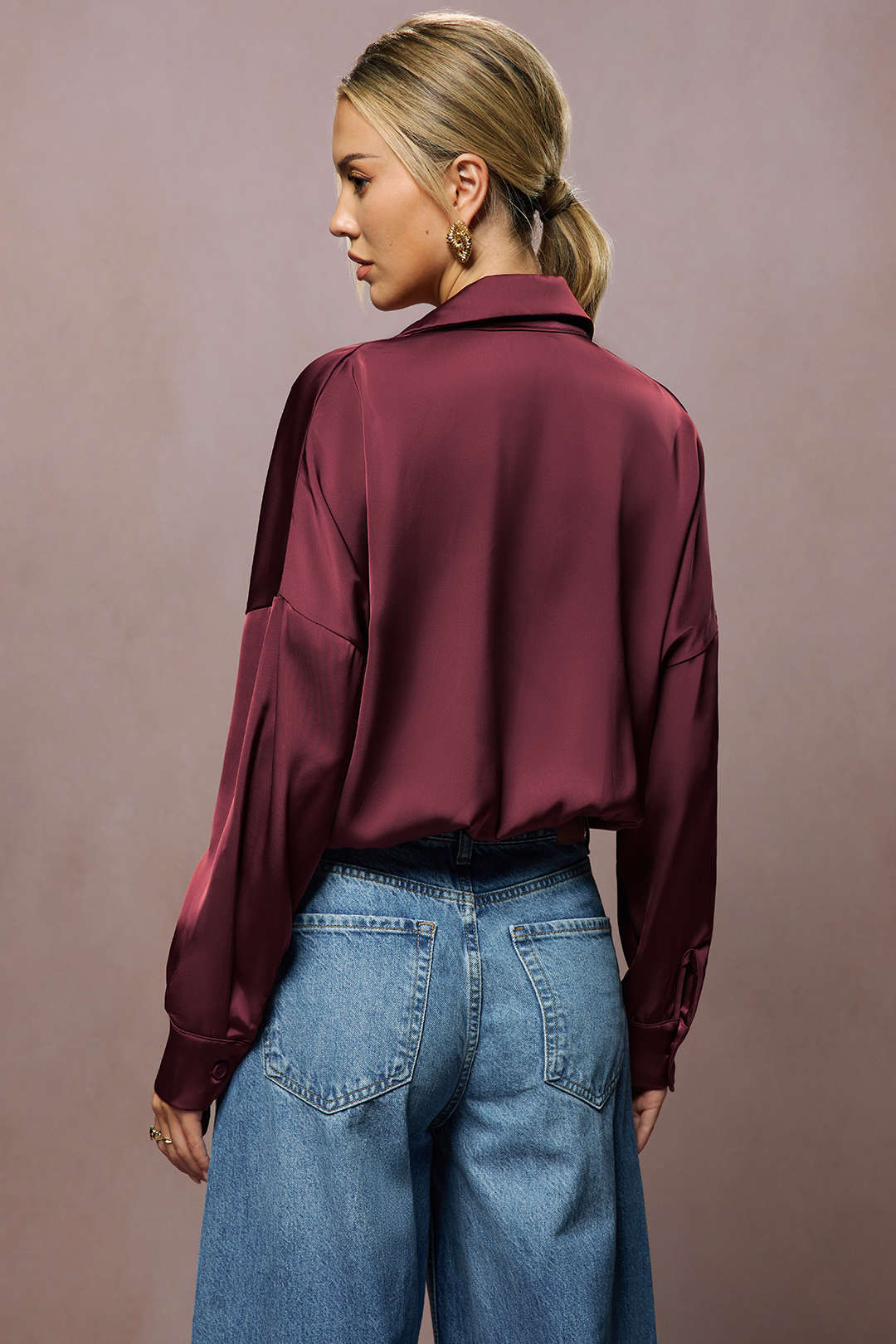 Patchwork Satin Bodysuit