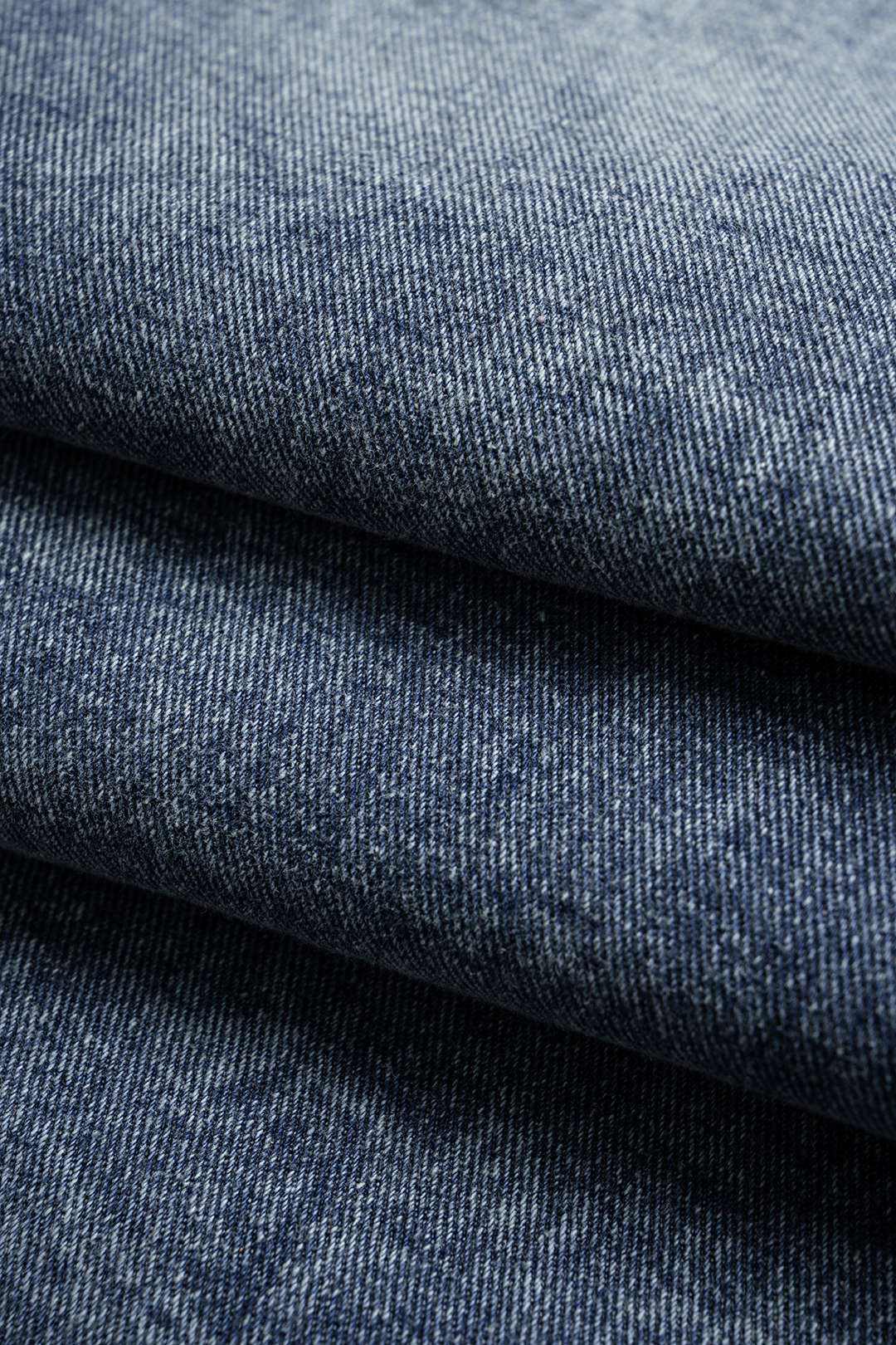 Denim Striped Pocket Wide Leg Jeans