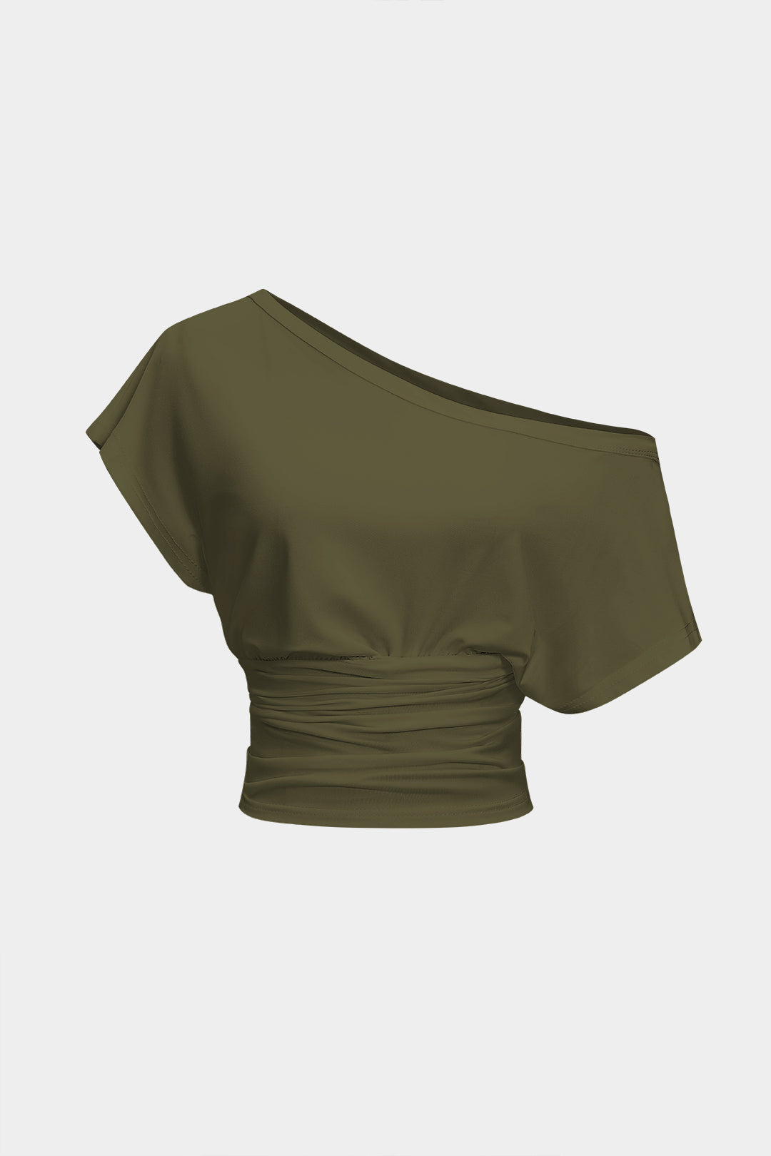 One Shoulder Short Sleeve T-Shirt