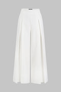 Solid High Waist Wide Leg Pants